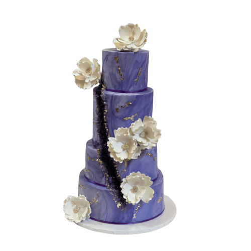 Custom cake with colorful buttercream and fondant decorations by Shabnam Cake House in Richmond Hill