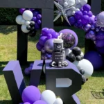 Custom cake with colorful buttercream and fondant decorations by Shabnam Cake House in Richmond Hill