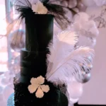 Custom cake with colorful buttercream and fondant decorations by Shabnam Cake House in Richmond Hill