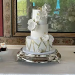 Custom cake with colorful buttercream and fondant decorations by Shabnam Cake House in Richmond Hill