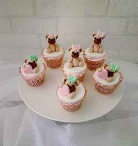 Custom cake with colorful buttercream and fondant decorations by Shabnam Cake House in Richmond Hill