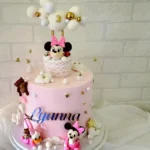 Custom cake with colorful buttercream and fondant decorations by Shabnam Cake House in Richmond Hill