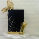 Custom cake with colorful buttercream and fondant decorations by Shabnam Cake House in Richmond Hill