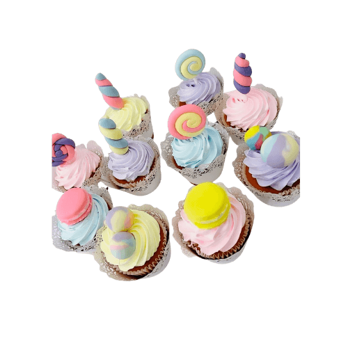 Custom cake with colorful buttercream and fondant decorations by Shabnam Cake House in Richmond Hill